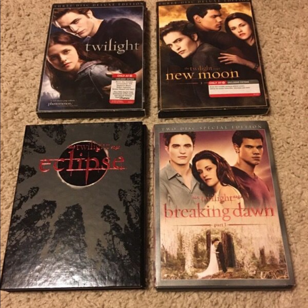 DONATED Special editions Twilight series DVDs